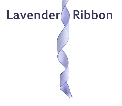 Huge Roll Wired Lavender Ribbon 50 YARDS Wired 1 1/2 " - Image 1 of 4