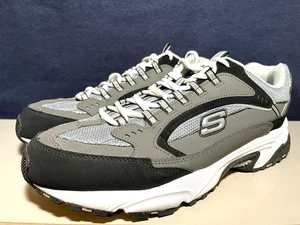 Men's Sketchers Sport Stamina Cutback Gray Shoes Sneakers 50988 Size 14 - Picture 1 of 9