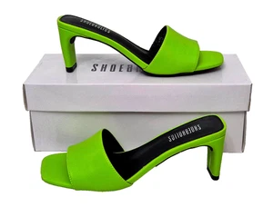 Zapatos de tacón sintético verde Donna SHOEAHOLIC para mujer encantadores EU 37 UK 4 - Imagen 1 de 8