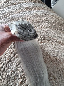 26INCH RUSSIAN CLIP IN VIRGIN HUMAN HAIR 7PCS COLOR ASH BLONDE 24# 120g STRAIGHT - Picture 1 of 5