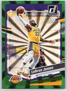 2023-24 Donruss #2 LeBron James Green Laser Holo - Picture 1 of 2
