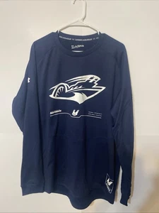 Memphis Showboats Under Armour Sweatshirt Herren Navy XL Neu mit Etikett - Bild 1 von 5