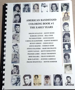 American Bandstand Coloring Book #1 The Early Years Pat Arlene Kenny Justine Bob - Picture 1 of 5