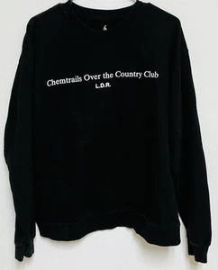 LANA DEL REY 2021 Official Tour Sweatshirt Chemtrails/Country Club RARE Sz L LDR - Picture 1 of 3