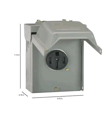 Midwest Electric U054P Outdoor Power Outlet | 50Amp 120-240V (New!) - Image 1 of 2