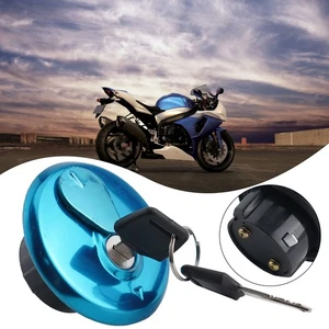 Suitable for Most Motorcycles Motorbike Fuel Tank Cap Cover With Key Lock Set - Picture 1 of 24