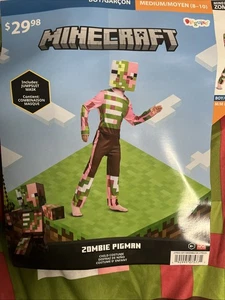 Disguise Boy's Minecraft Zombie Pigman Costume - Medium (8-10) - Picture 1 of 6