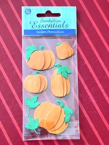 RARE - ONLY 1 - PUMPKIN PATCH 3D STICKERS SANDYLION SHIPS FREE - Picture 1 of 1