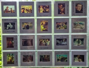 JOHN WAYNE MOVIES 20 35MM SLIDES LOT - Picture 1 of 1