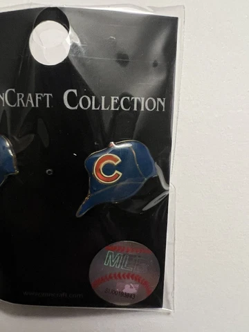 CHICAGO CUBS Baseball Cap Earrings Cover