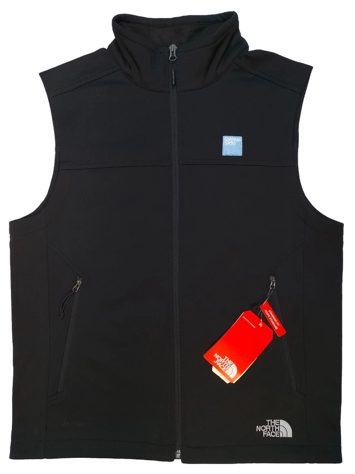The North Face Ridgeline Soft Shell Vest Windwall Black Epic Research Logo