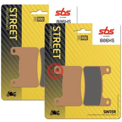 SBS 806HS KIT PASTIGLIE FRENO ANTERIORE KAWASAKI ZX10R NINJA 1000 2010 Foto 1 de 4