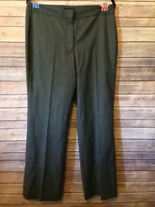 Pantalone donna Talbots taglia 12 misto lana Heritage Fit grigio nuovo con etichetta - Foto 1 di 12