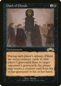 MTG OATH OF GHOULS EXC - GIURAMENTO DEI GHOUL - EX - MAGIC - Picture 1 of 1