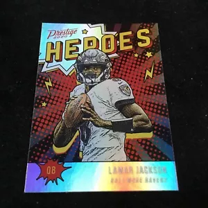 2020 Panini Prestige Heroes #HE-LJ Lamar Jackson Baltimore Ravens - Foto 1 di 3