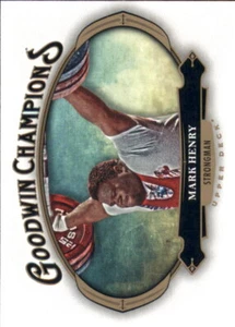 2020 Upper Deck Goodwin Champions #87 Mark Henry - NM-MT - Picture 1 of 2