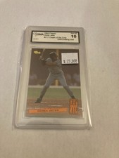1994 Classic Derek Jeter Cream Of The Crop Card #C17 GMA 10 Gem Mint Very Nice