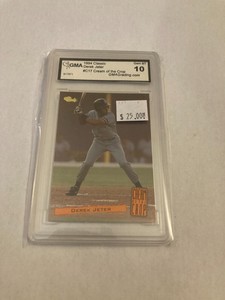 1994 Classic Derek Jeter Cream Of The Crop Card #C17 GMA 10 Gem Mint Very Nice