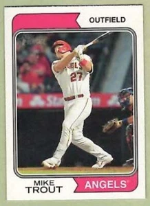 Mike Trout Angels ~ 2023 Topps Heritage Shortprint ~ KOSTENLOSER VERSAND - Bild 1 von 1