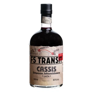 Cassis Likör 0.5l (18%Vol) No. 5551 Schwarze Johannisbeere | 1FL - Bild 1 von 8