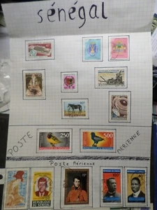 Senegal, Lote Sellos Dont Correo Aérea, Pájaros, Matasellados, VF Stamps - Imagen 1 de 6
