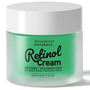 Retinol Cream for Face with Hyaluronic Acid & Collagen – Anti-Aging Daily Moi... - Picture 1 of 6