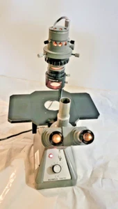 Olympus Tokyo Japan 273942 Binocular Inverted Microscope Lab - Picture 1 of 7