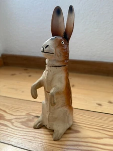 Oster Hase Pappe Masse um 1940 Bonbon Dresden Erzgebirge - Bild 1 von 7