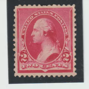 US Scott #220 2c Washington Small Bank Note MNG Great Centering - Picture 1 of 1