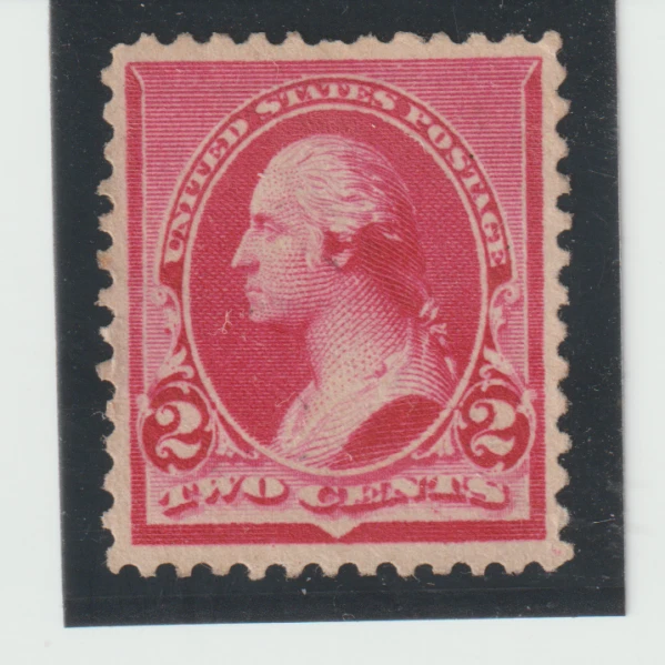 US Scott #220 2c Washington Small Bank Note MNG Great Centering - Image 1 of 1