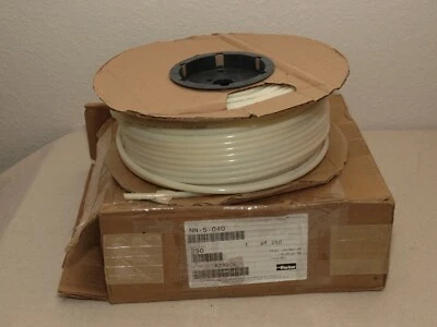 Parker NN-5-040 Parflex Nylon Tubing, 5/16"ODx0.233"ID 250ft, Natural Color- NEW - Image 1 of 4