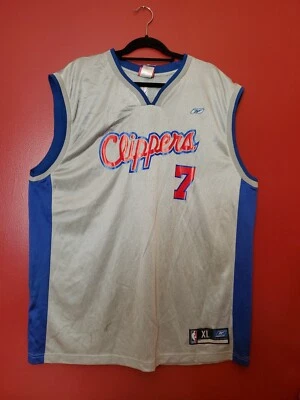 Camiseta deportiva vintage Reebok auténtica NBA Los Angeles Clippers Lamar Odom 7 para hombre XL Foto 1 de 4