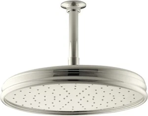 Kohler Traditional 8" Round Rain Showerhead K-45202-SN Polished Nickel NEW - Picture 1 of 9