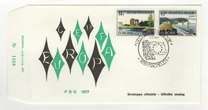 Belgique FDC 1977 EUROPA oblitération Machelen /L4927 - Picture 1 of 1