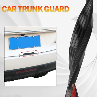 Car Rear Door Edge Guards Trunk Guard Tailgate Adhesive Strip Scratch Protector - Image 1 of 4