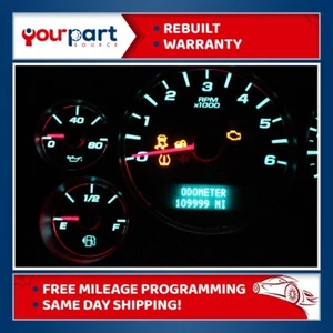 13 14 CHEVY TAHOE SUBURBAN 1500 INSTRUMENT CLUSTER SPEEDOMETER REBUILT 2013 2014 - Bild 1 von 12