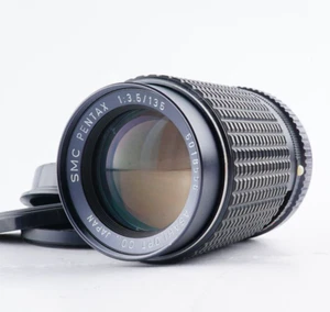 EX+5 SMC PENTAX 135mm F/3.5 Telephoto MF Lens For K Mount w/ Filter From JAPAN - Picture 1 of 19