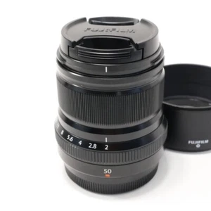 Near Mint FUJIFILM Fujinon XF 50mm F/2 R WR Portrait Prime Lens Black #20078 - Picture 1 of 4