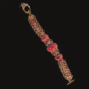 Michal Negrin Red Eclectic Appeal Bracelet - Picture 1 of 1