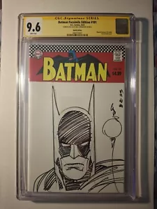 Batman #181 CGC 9.6 SIGNED & SKETCH by WALT SIMONSON ~ Original art - Picture 1 of 7
