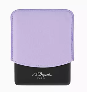 S.T. Dupont Leder Zigarettenetui Halter lila & schwarz 183092 Neu im Karton - Bild 1 von 6