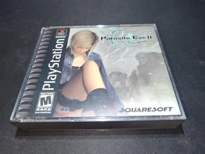 Parasite Eve II 2 Sony Playstation 1 PS1 LN perfecto estado COMPLETO+tarjeta regular! - Imagen 1 de 5