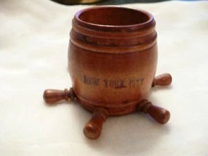 83A- RECUERDO VINTAGE DE MADERA DE LA CIUDAD DE NUEVA YORK #5516 - Imagen 1 de 9
