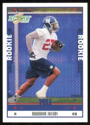 2005 Score Glossy #379 Brandon Jacobs - Image 1 of 2