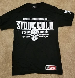 Vintage Authentic WWE WWF 2009 STONE COLD Steve Austin Hall of Fame Shirt - Picture 1 of 3