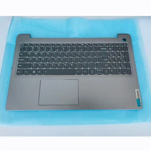 New Palmrest Upper Keyboard Touchpad For Lenovo ideapad 3 15ABA7 15IAU7 Grey - Picture 1 of 5