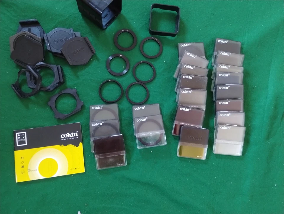 Genuine Cokin A Series Starter Bundle 18 Filters, Holder, Hoods & Adapter Rings - Image 1 of 1