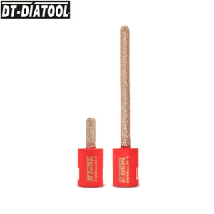 Broca rastrilladora de mortero de diamante de 8*25 mm/8*100 mm vástago redondo para ladrillo de piedra rosca de 5/8 - Imagen 1 de 10