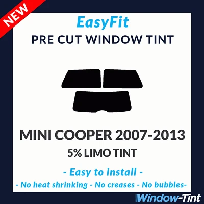 Easyfit Static Vor Cut Fenster Getönt für Mini Cooper 2007-2013 - 5% Limo Heck - Bild 1 von 3