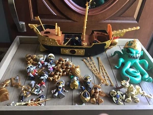 Tesoro X Nave del Tesoro Pirata Oro Affondato + Figure e Accessori Incompleti - Foto 1 di 7